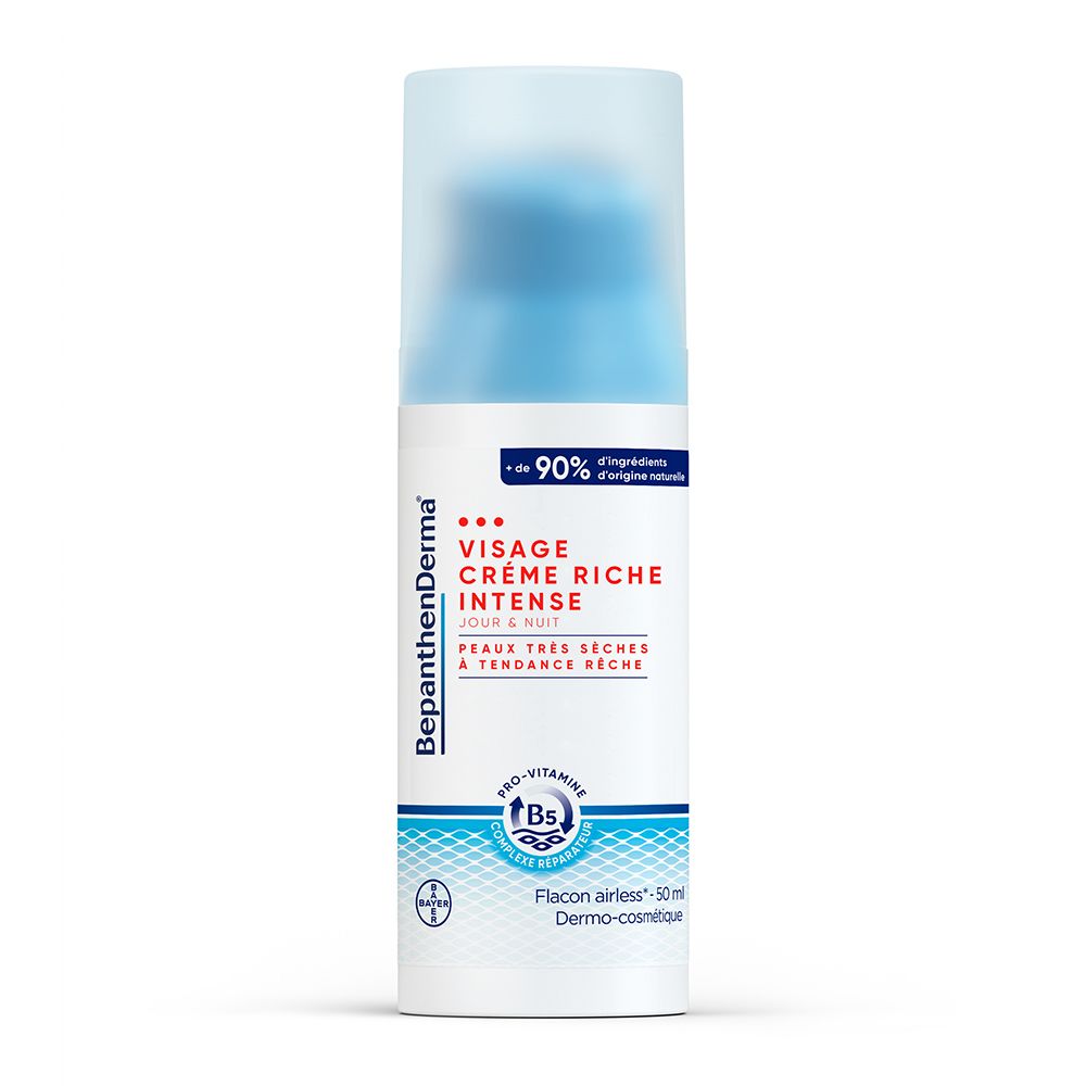 Bepanthen Derma Crème Riche Intense Visage Peaux Très Sèches à Tendance Rêche 50 ml - Image 3