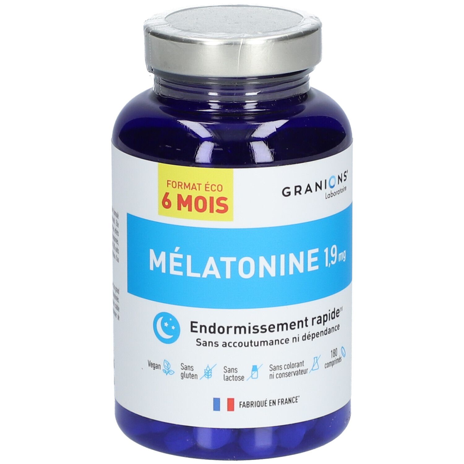 Granions Mélatonine 1,9 Mg 180 Comprimés - Image 3