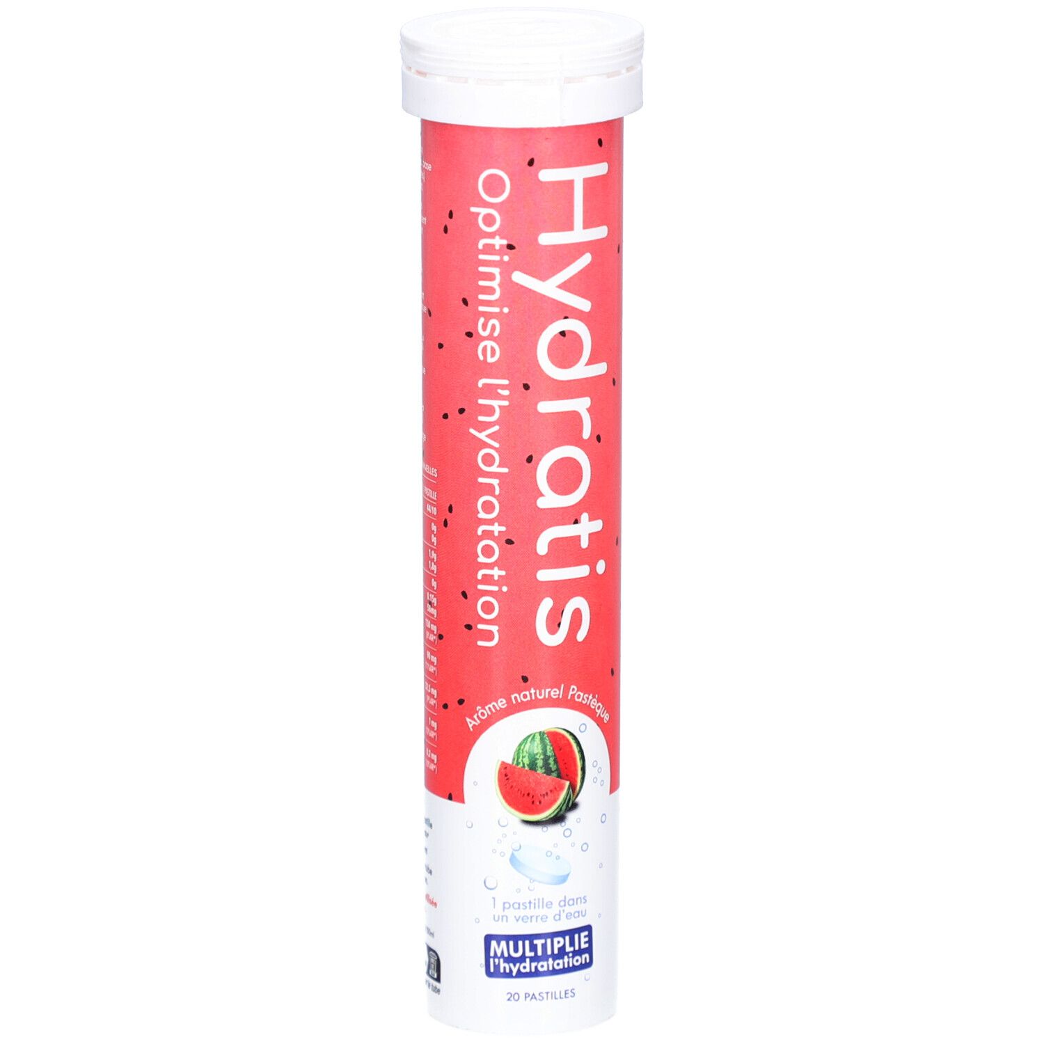 Hydratis - Pastilles Hydration Electrolytes Pastèque Comprimés Effervescents 20 Pc(S) Enfants