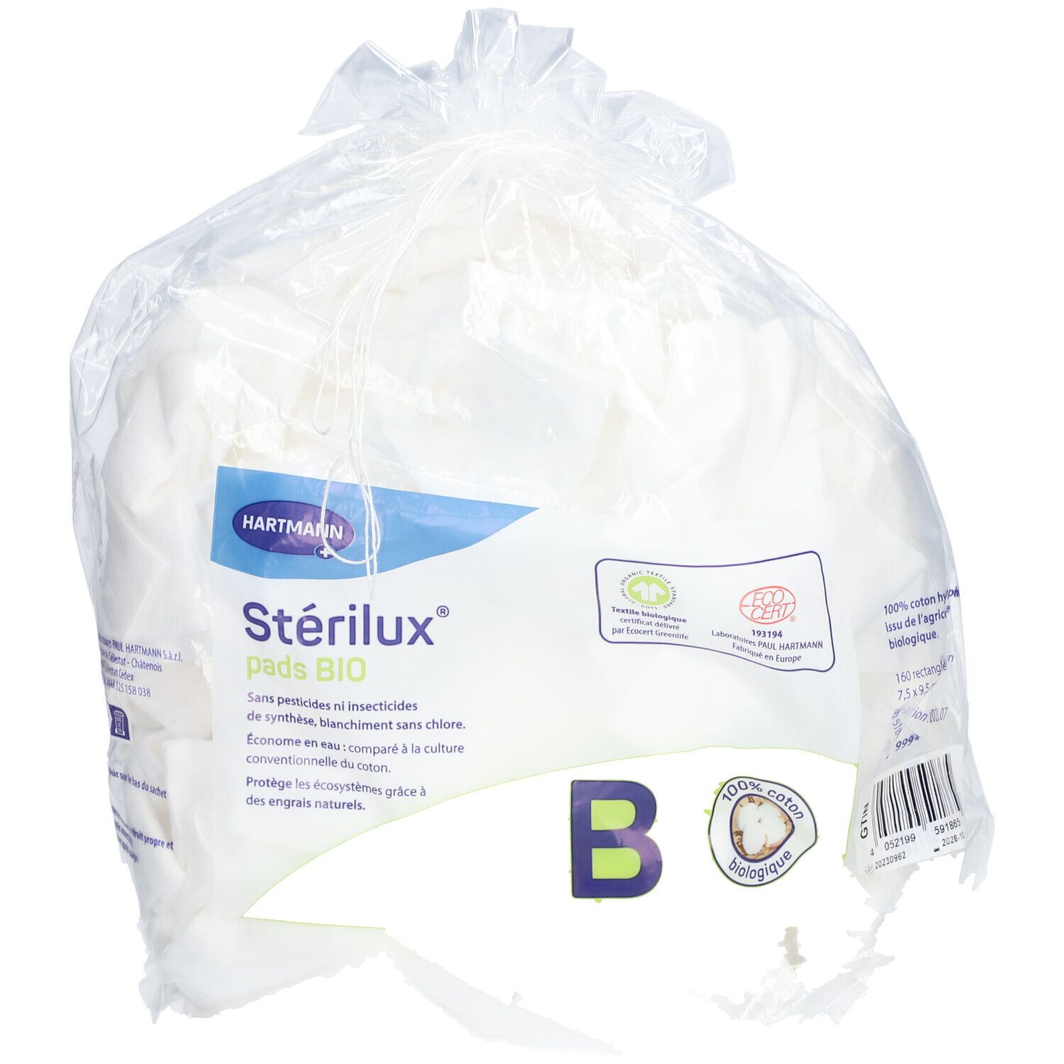 Stérilux® pads BIO Coton 160 pc(s)