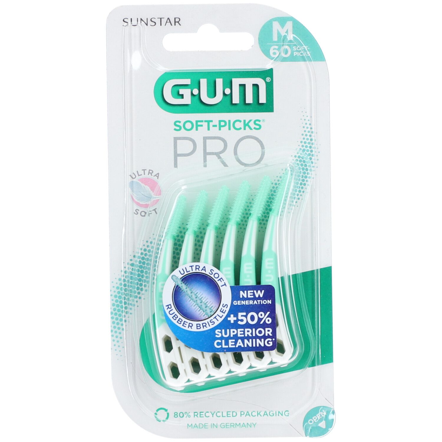 Gum Gum® Soft-Picks® Brosse Interdentaire Medium Brosse(S) À Dents 60 Pc(S)