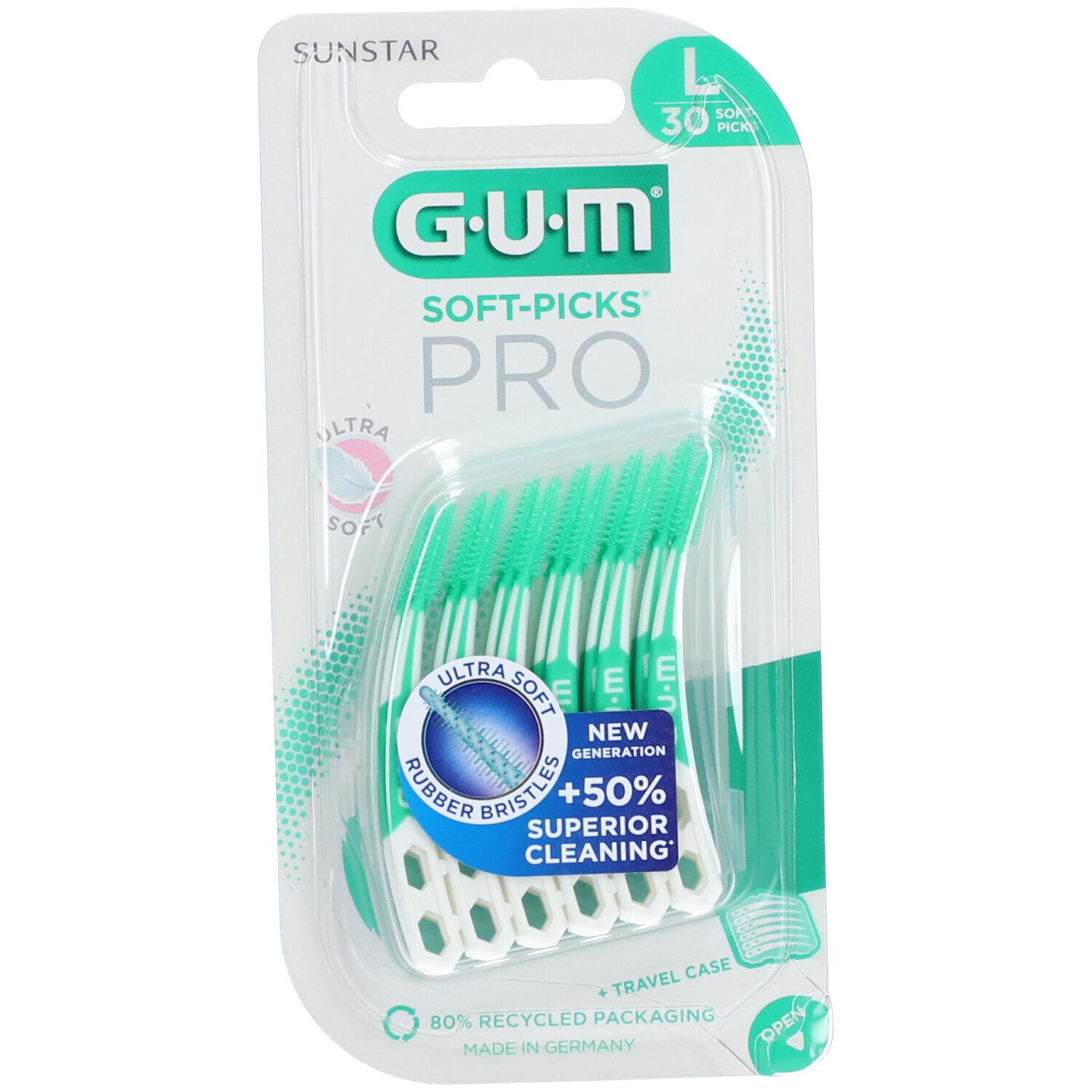 Gum Gum® Soft-Picks® Brosse Interdentaire Pro Large Brosse(S) À Dents 30 Pc(S)