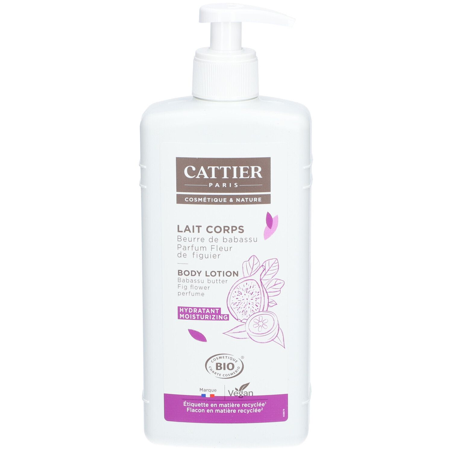 Cattier Lait Corps Hydratant Lotion(S) 500 Ml