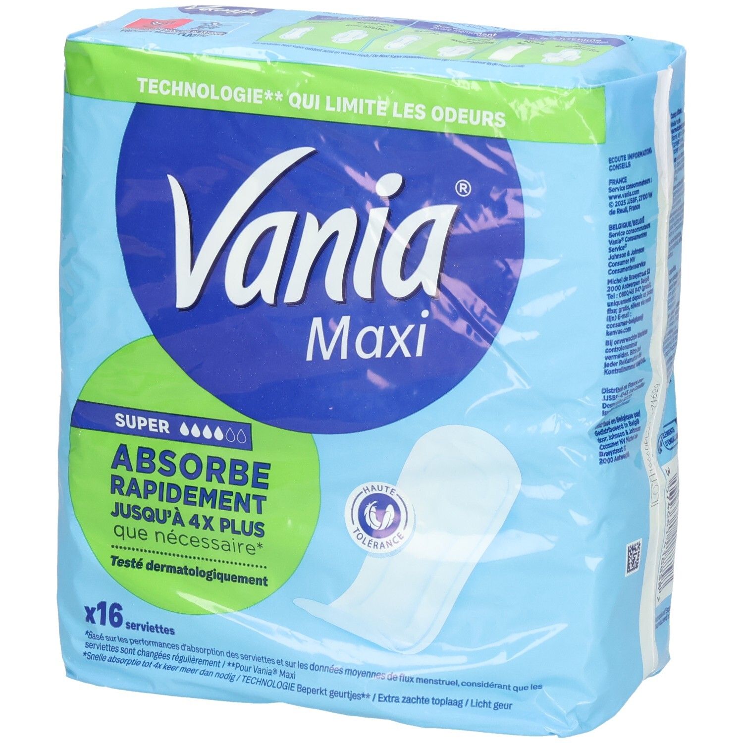 Vania Maxi Confort Super Serviette hygienique 16 pc(s)