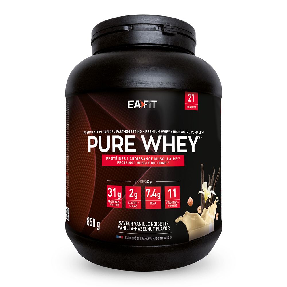 Ea Fit Noir Protéine Pure Whey Vanille Noisette - Image 2