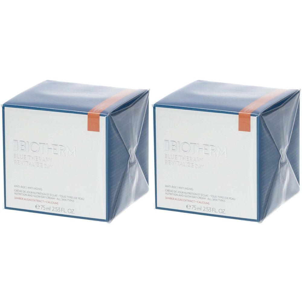 BIOTHERM Blue Therapy Amber Algae Revitalize Crème Jour Anti-âge 2x75 ml set(s)
