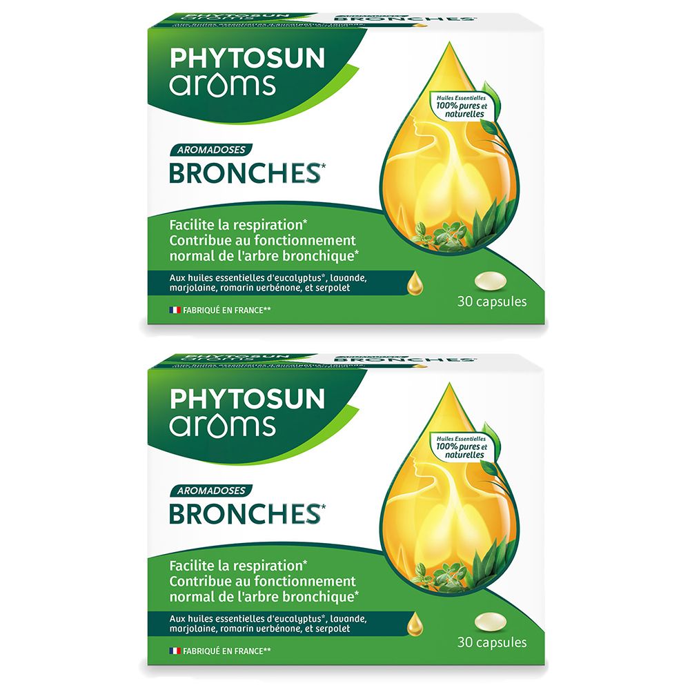 Phytosun Arôms Capsules Bronches 30 Capsules 2x30 pc(s) Capsule(S)