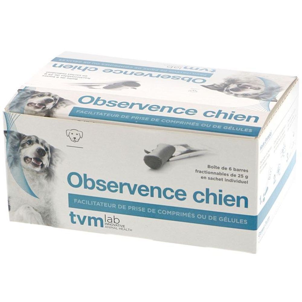 tvm Observence Chien 25 g Barre