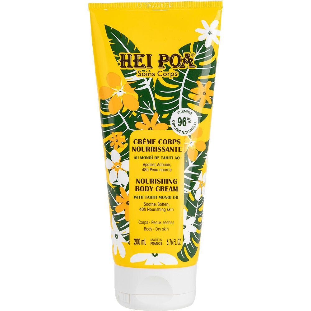 Hei Poa Hei Poa® Crème Nourrissante Corps Monoï Crème Pour La Peau 200 Ml