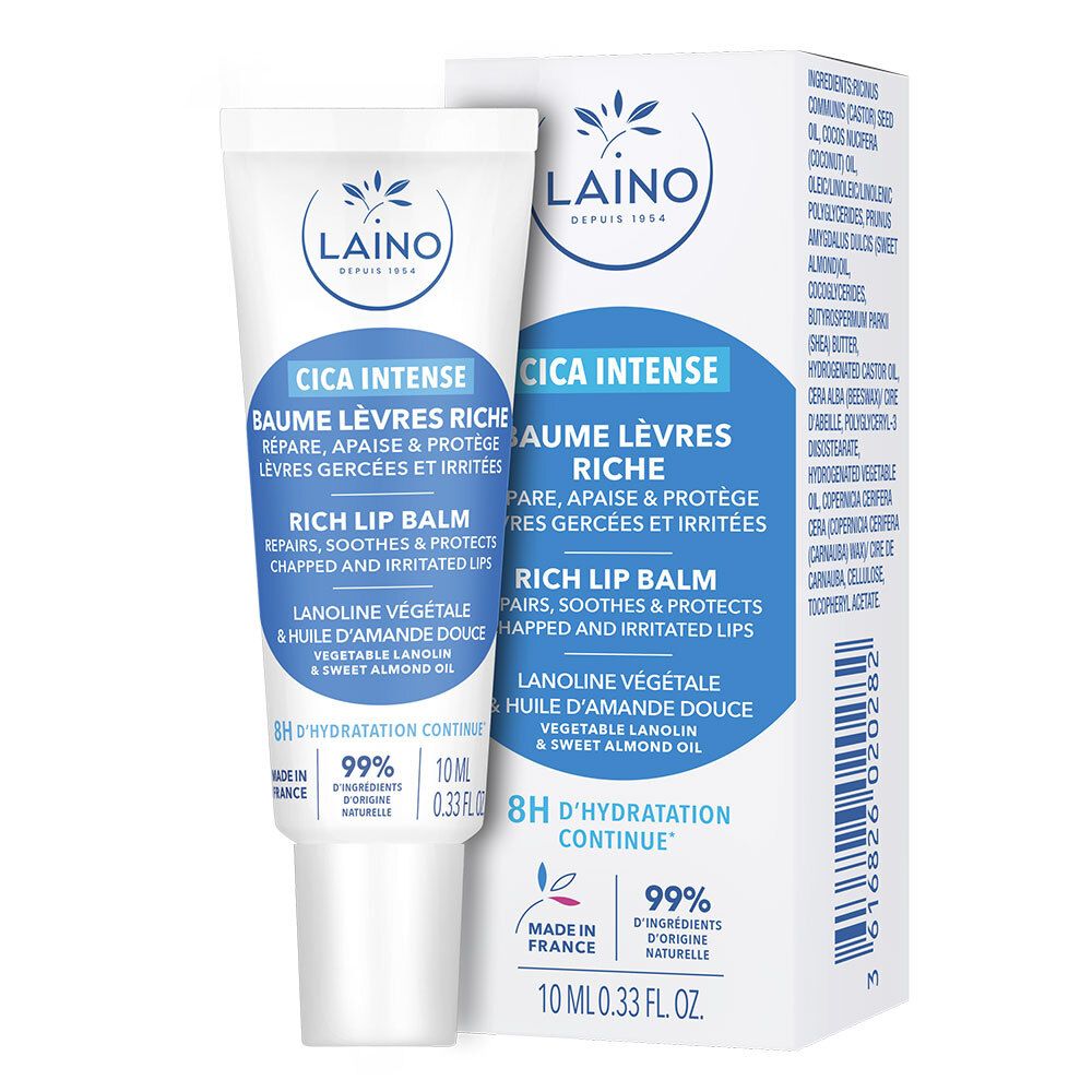 Laino Baume Lèvres Cica Intense 10 Ml