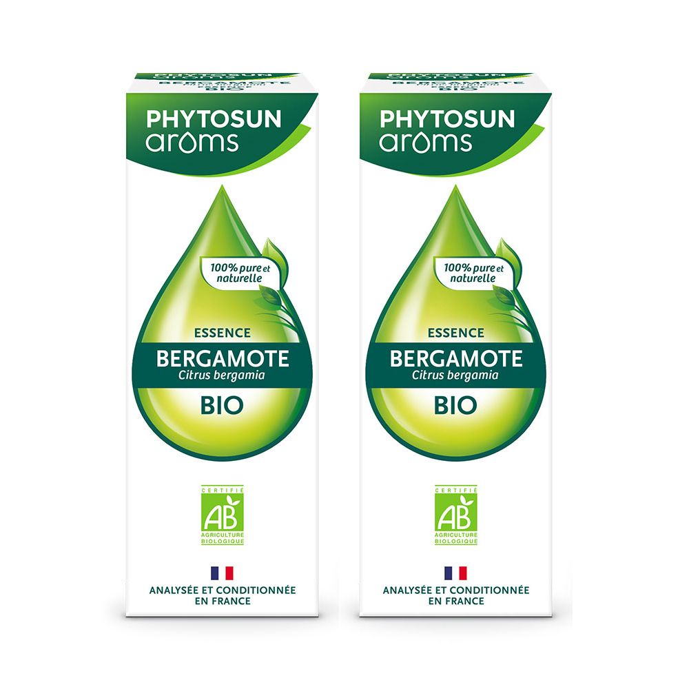 PHYTOSUN Arôme Bergamotte Essence Bio 10ml 2x10 ml Huile