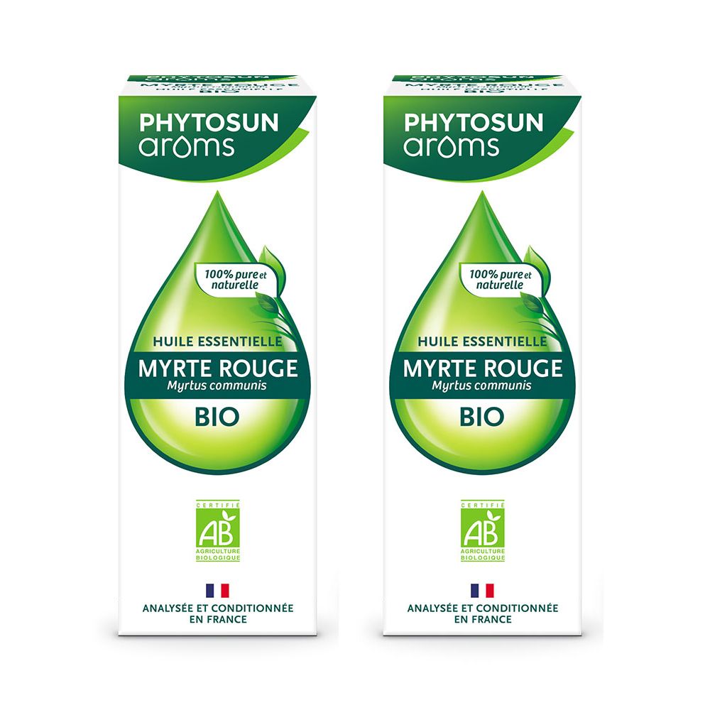 PHYTOSUN arôms Huille essentielle Myrte rouge Bio 2x10 ml Huile