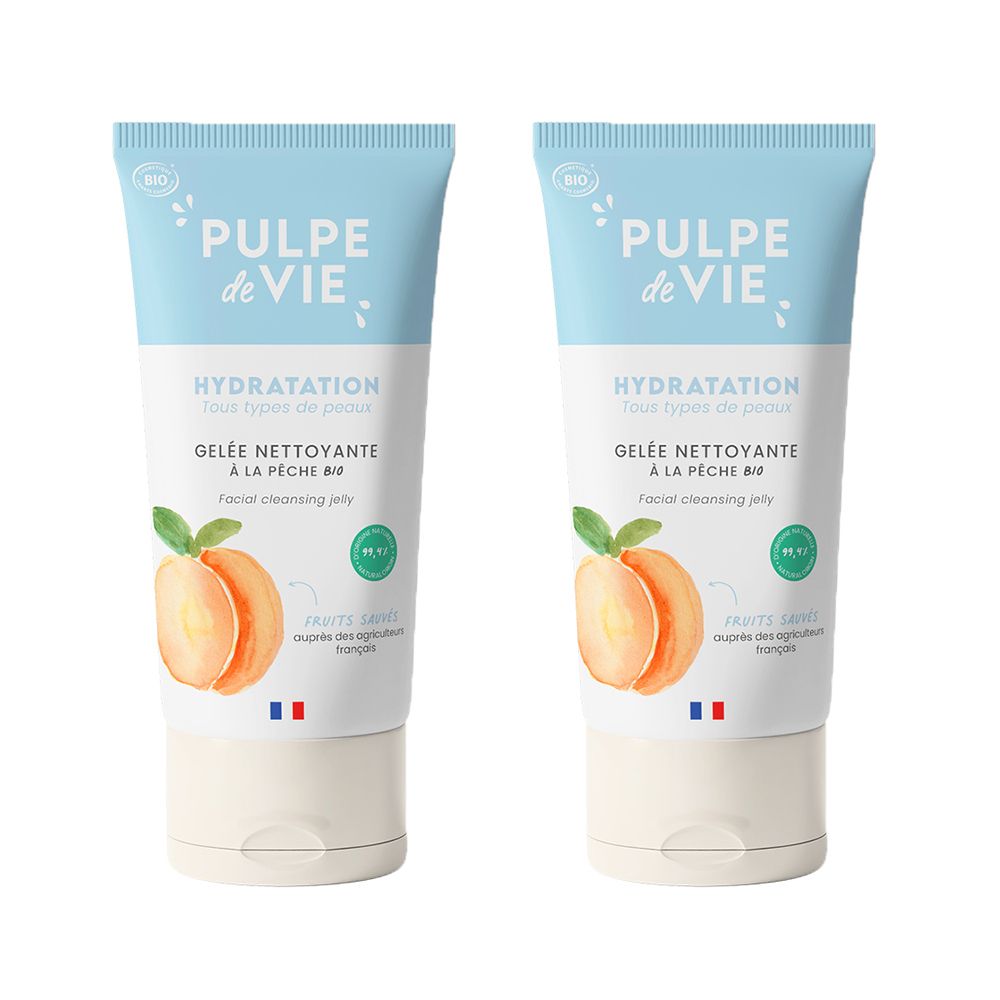 PULPE DE VIE Gelée nettoyante visage 2x150 ml Produit(S) Nettoyant(S)