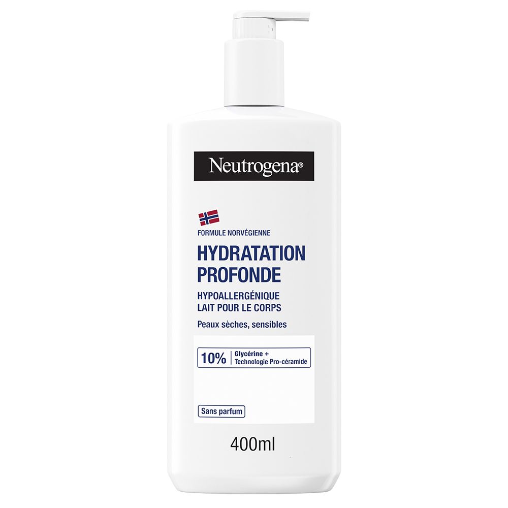 Neutrogena® Lotion Hypoallergénique Hydratation Intense Lait 400 ml
