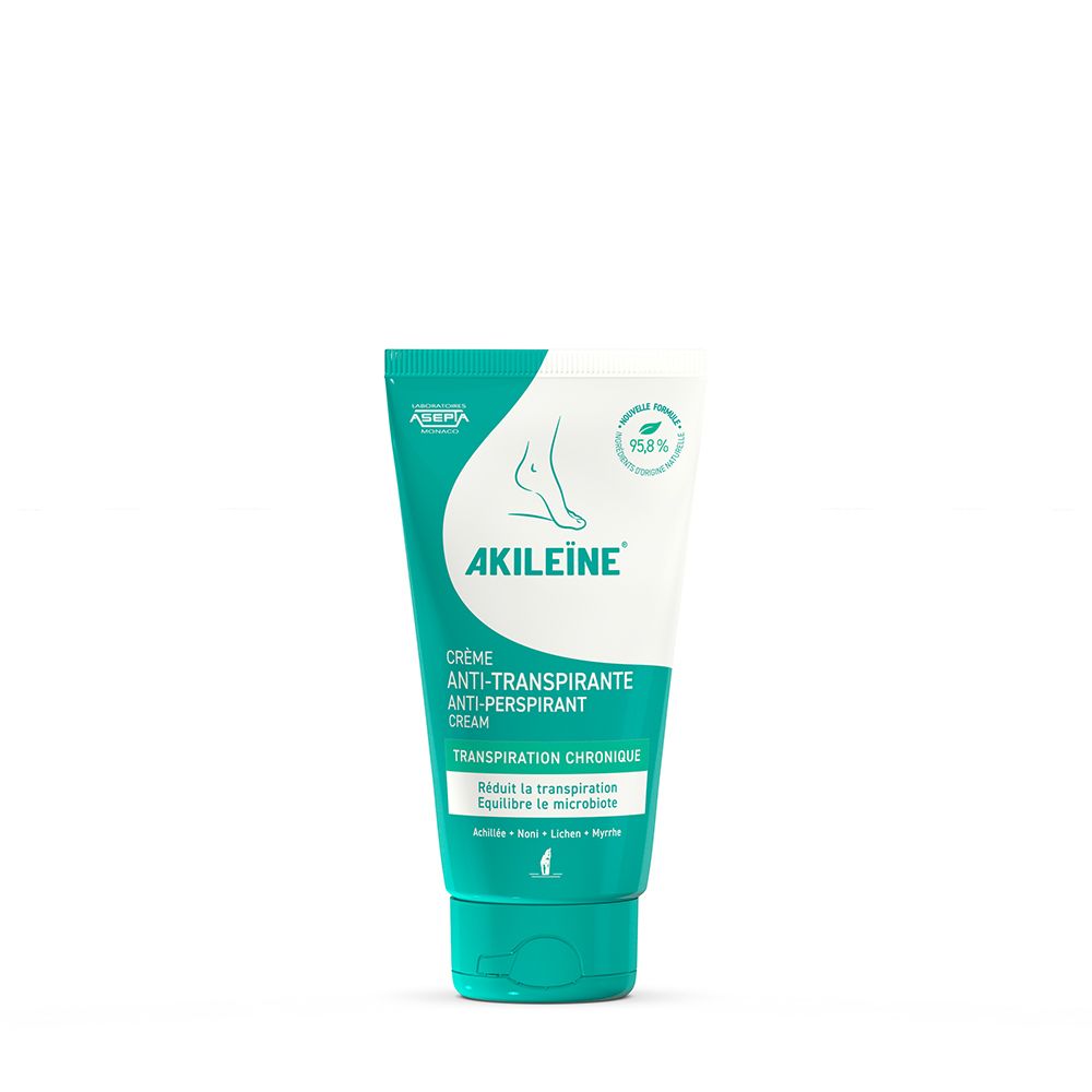 Akileine Asepta Akileïne Crème Anti-Transpirante 75 Ml