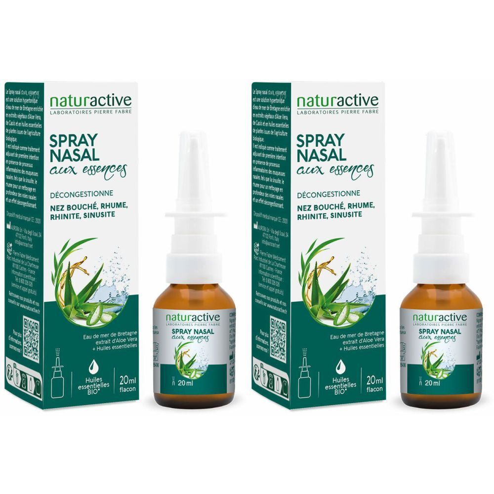 naturactive SPRAY NASAL aux essences 2x20 ml Spray