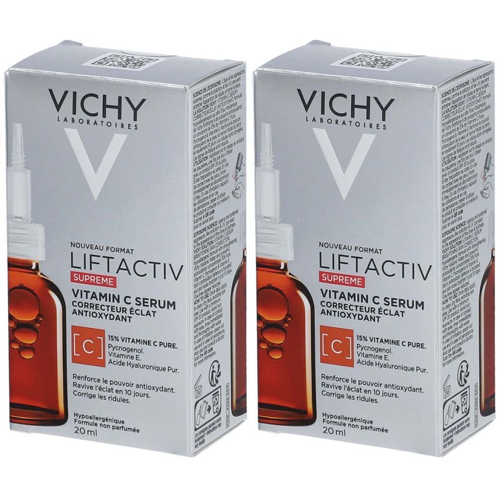 VICHY LiftActiv Suprême Sérum Vitamine C 2x20 ml concentré