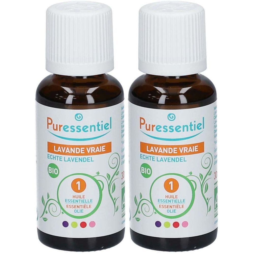 Puressentiel Huile Essentielle Lavande Vraie BIO 2x30 ml Huile