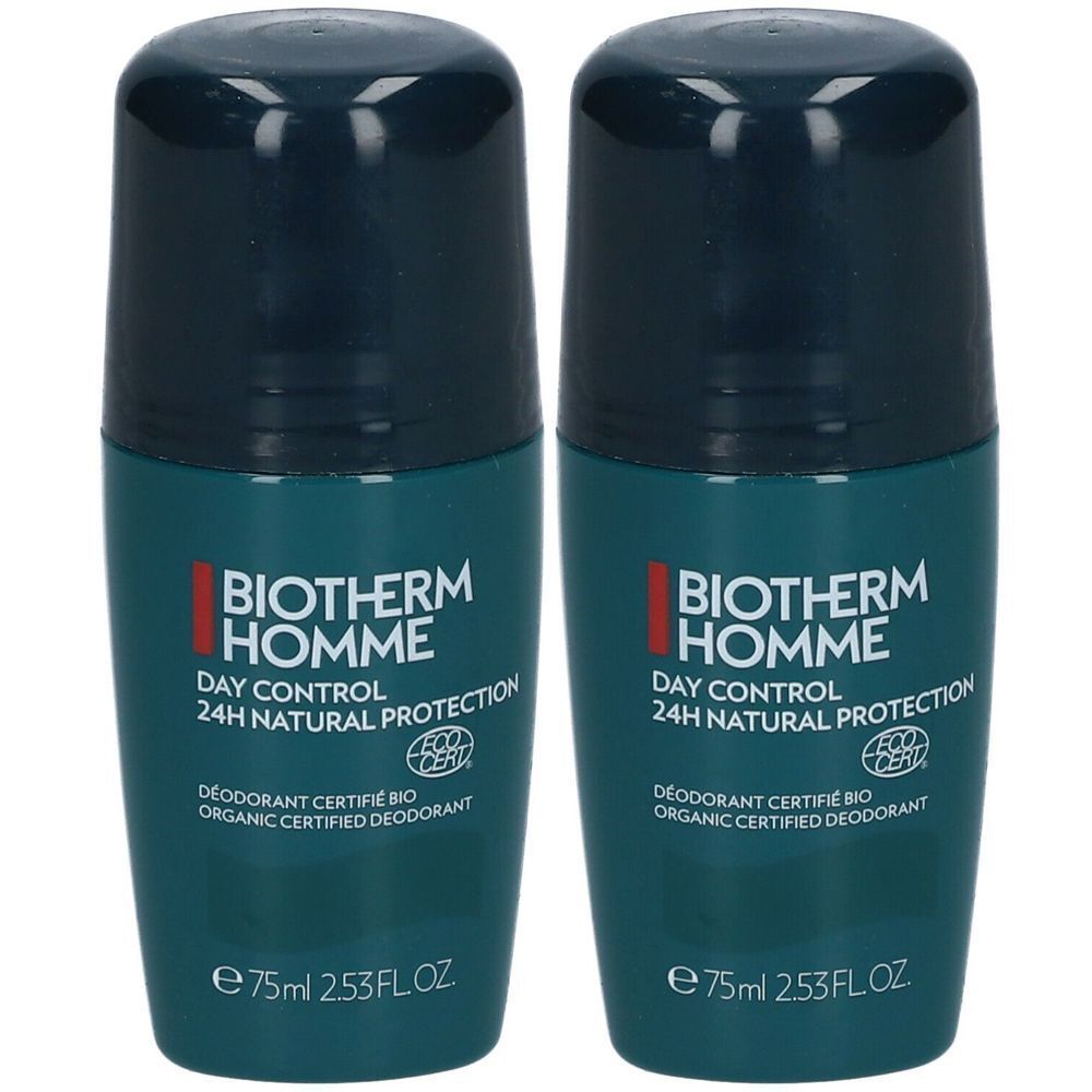 Biotherm Déodorant Bio Roll On Day Control 75ml Rouleau 2x75 ml
