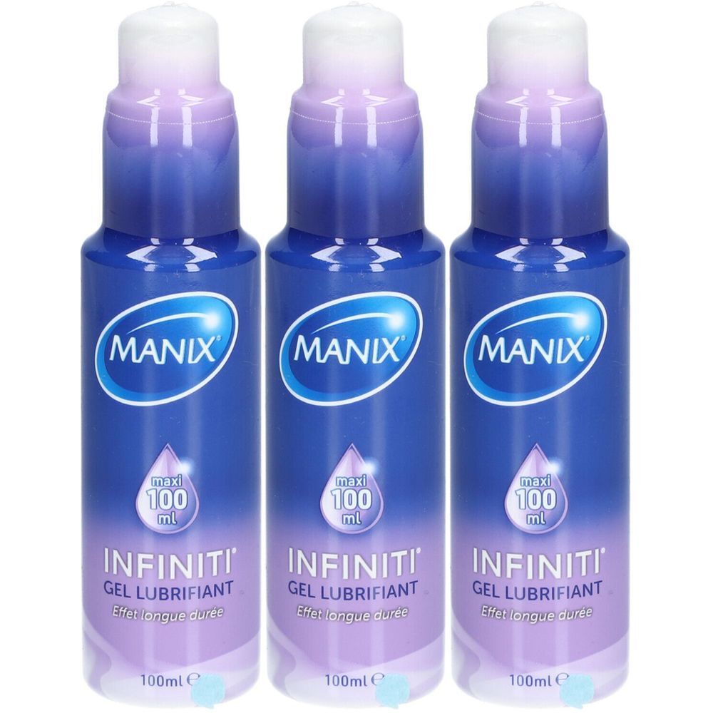 Manix infiniti gel lubrifiant silicone Lubrifiant(S) 3x100 ml
