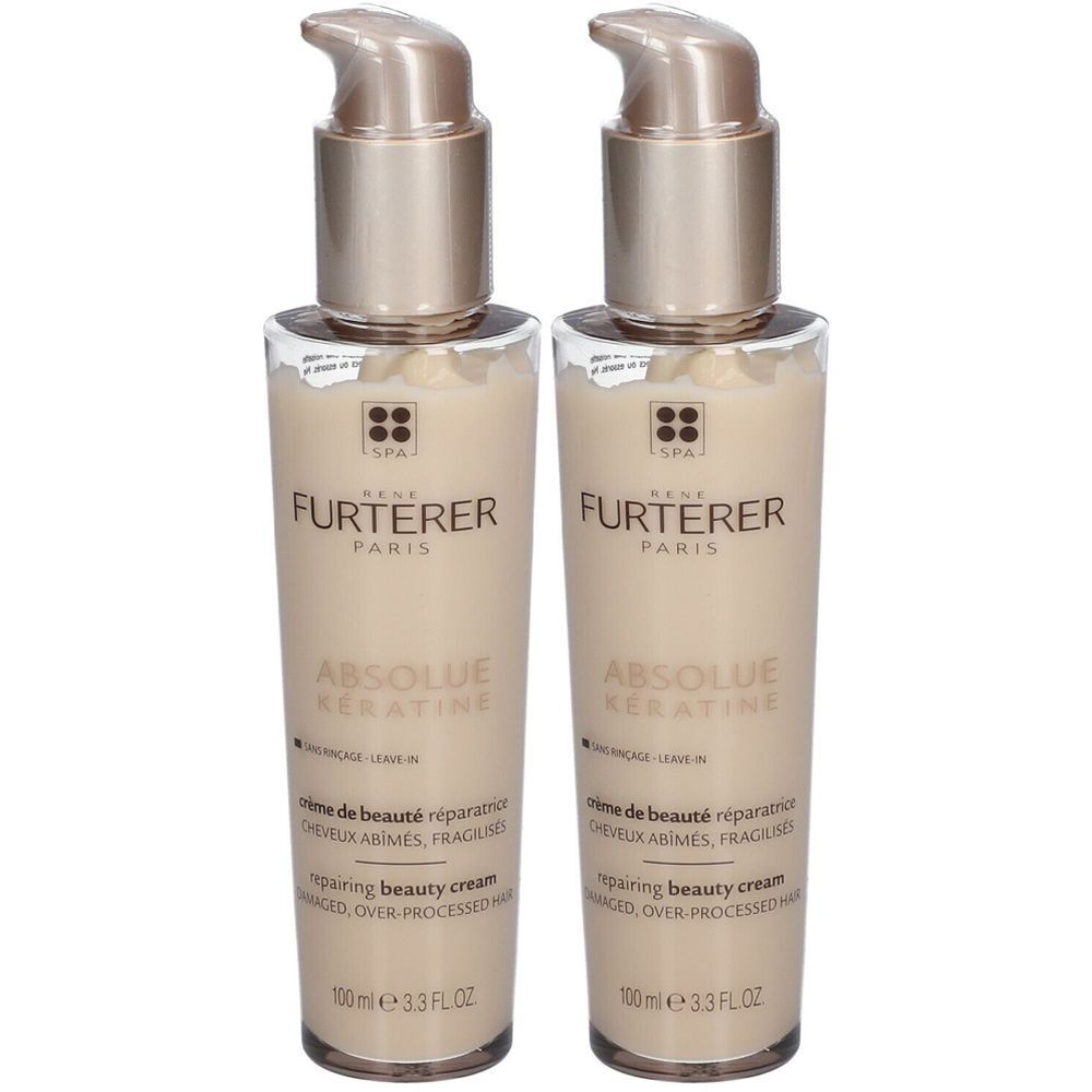 RENE FURTERER ABSOLUE KERATINE Crème de beauté réparatrice 2x100 ml Mousse(S)
