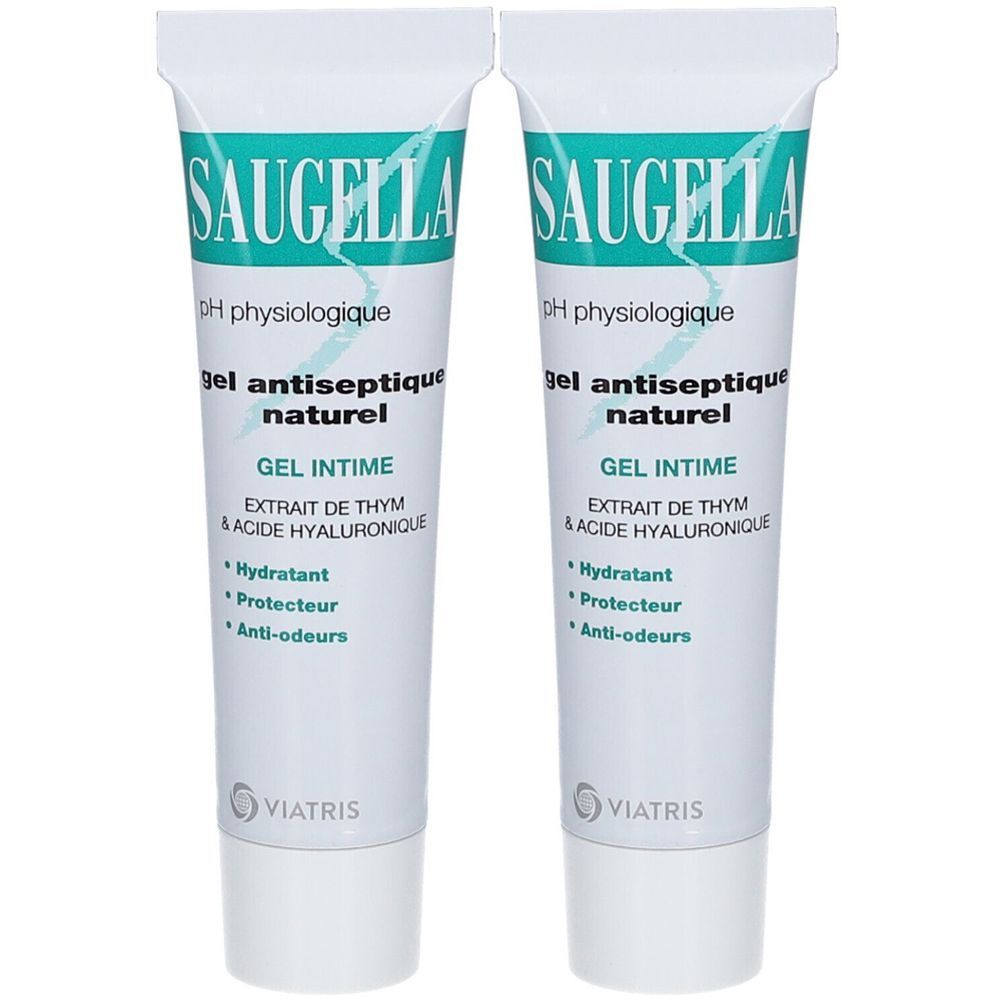 Saugella Ligne Verte Gel Antiseptique Naturel 2x30 ml Gel(S)