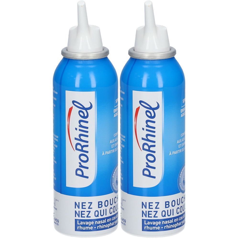 ProRhinel Spray Enfants - Adultes 2x100 ml Spray Nasal