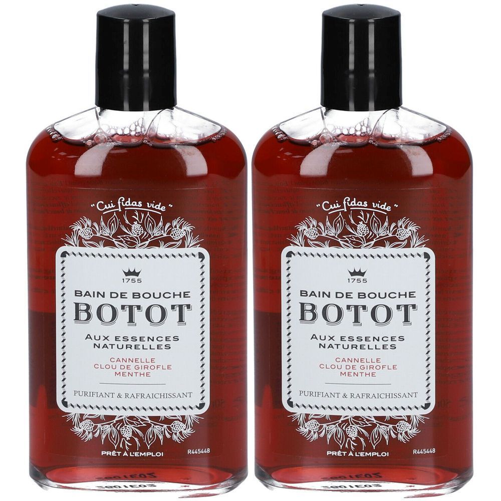 BOTOT Bain de bouche Cannelle - Clou de Girofle - Menthe 2x250 ml Bain De Bouche