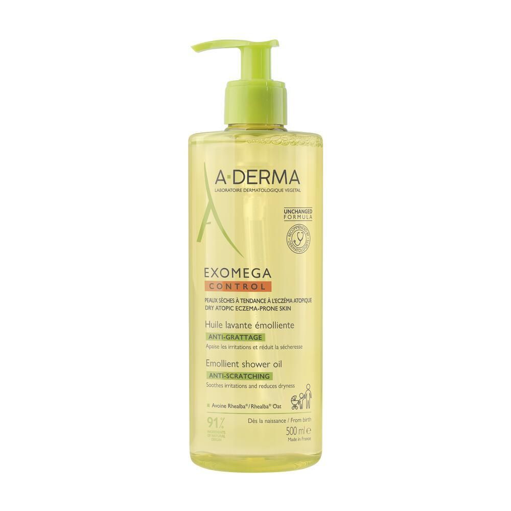 A-Derma A.derma Exomega Control Huile Lavante Émolliente Anti-Grattage Gel(S) 500 Ml Nourrisson