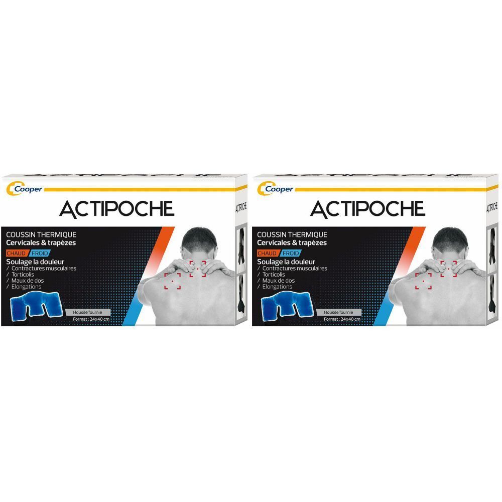 ACTIPOCHE CERVICALES TRAPEZES 2x1 pc(s) Compresses