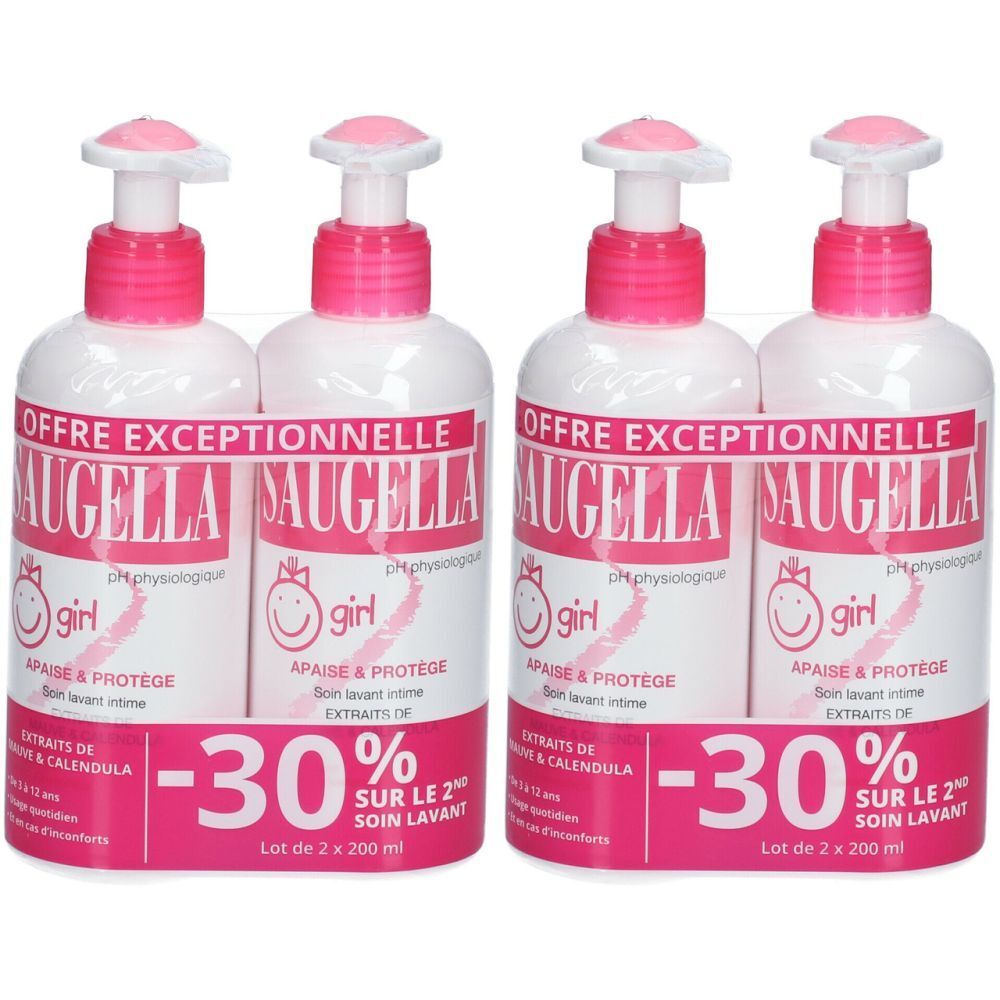 SAUGELLA Girl Soin lavant Crème 2x400 ml
