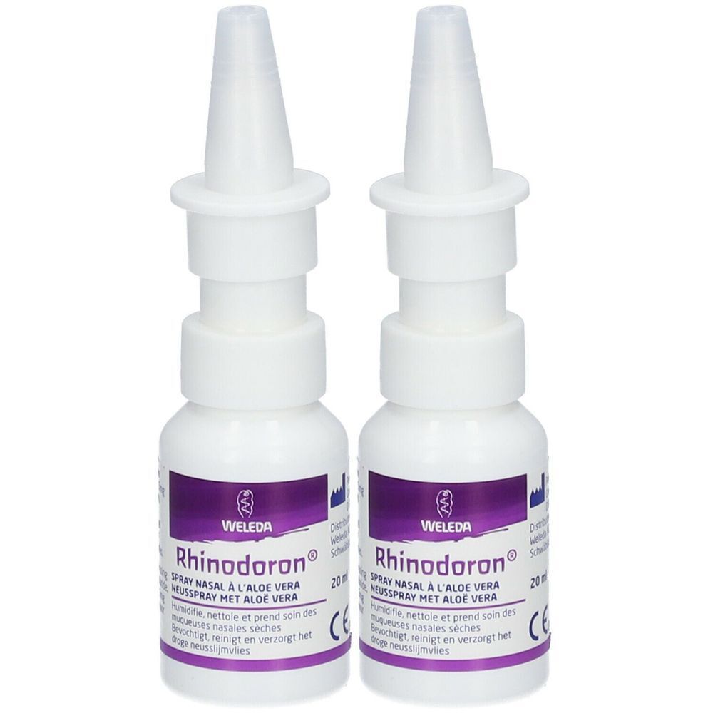 WELEDA® Rhinodoron® Spray Nasal à l'Aloe vera x2 2x20 ml