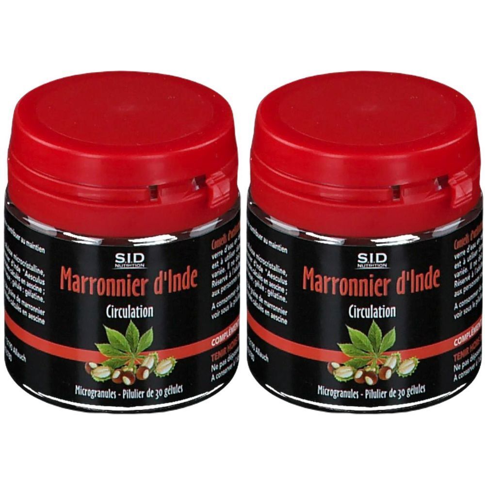 SID Nutrition Marronier d'Inde 2x30 pc(s) Capsule(S)