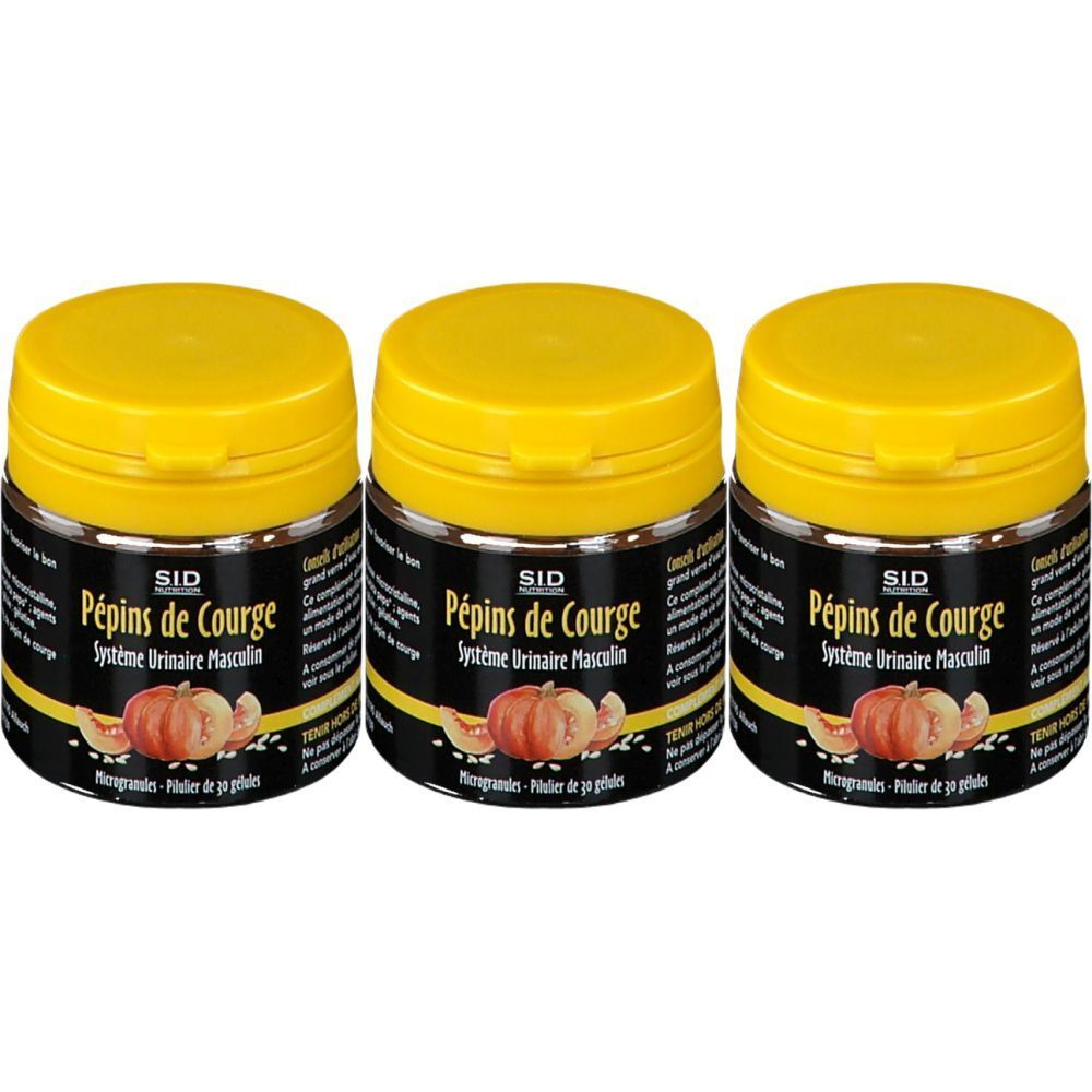 SID Nutrition Pépins de courge 3x30 pc(s) Capsule(S)