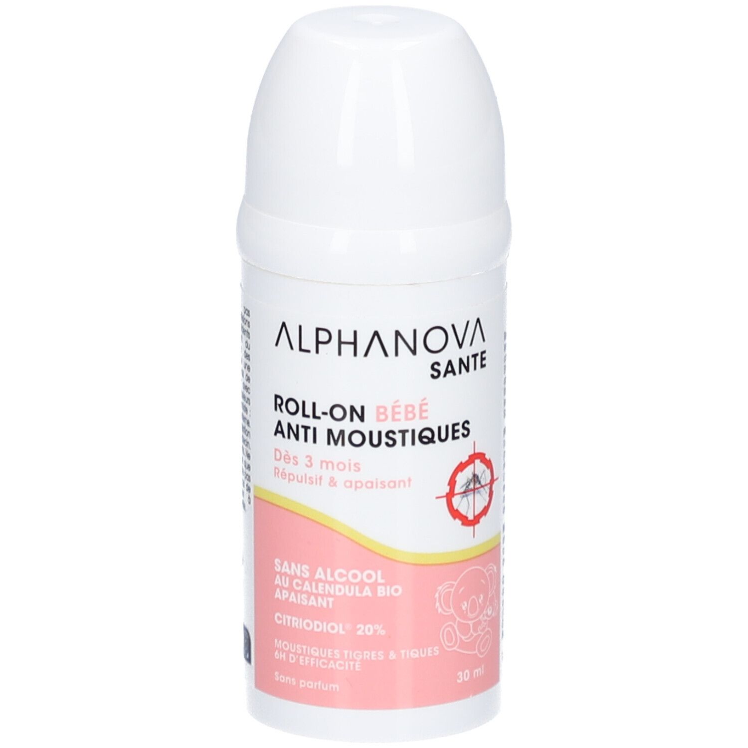 Alphanova Roll-on bébé anti-moustiques 30 ml Spray