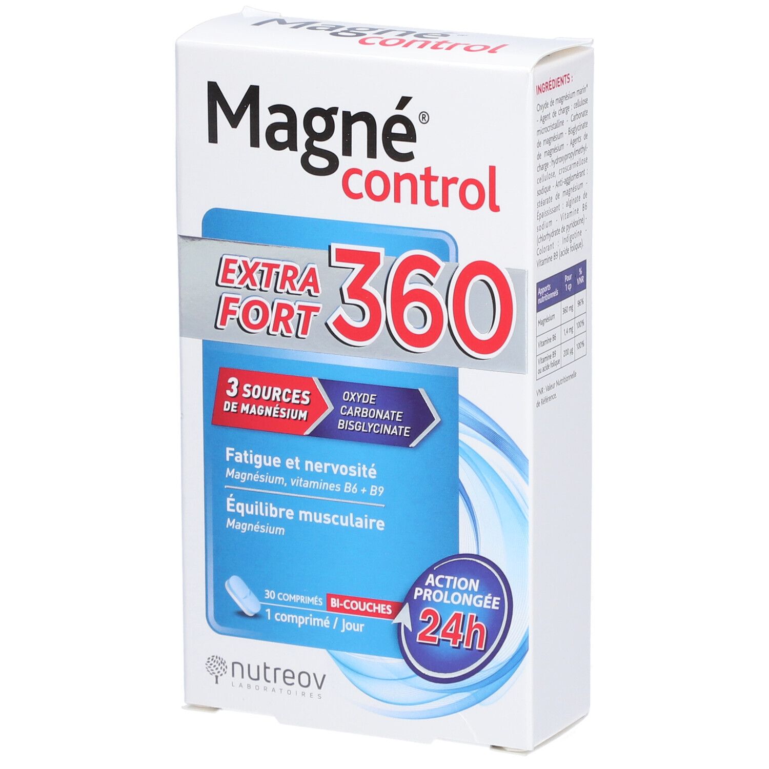 Nutreov Magne Control Extra Fort 360 30 Comprimés - Image 3
