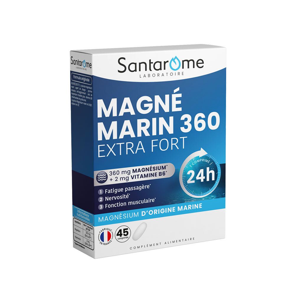 Santarome Magné Marin 360 Extra Fort Complément Magnésium Marin Comprimé(S) 45 Pc(S) Enfants