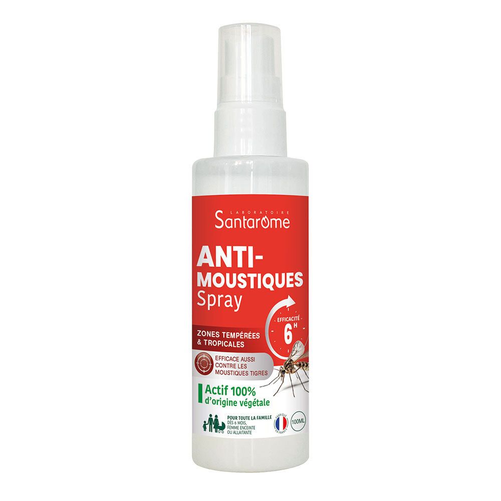 Santarome Anti-Moustiques Spray 100 ml Liquide