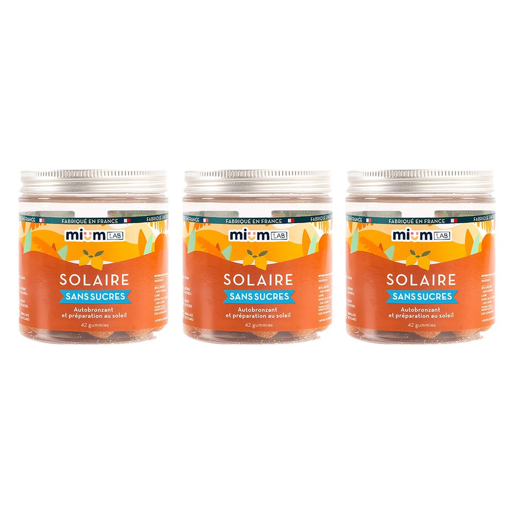 Mium Lab Gummies Solaire 3x42 pc(s) Gummies