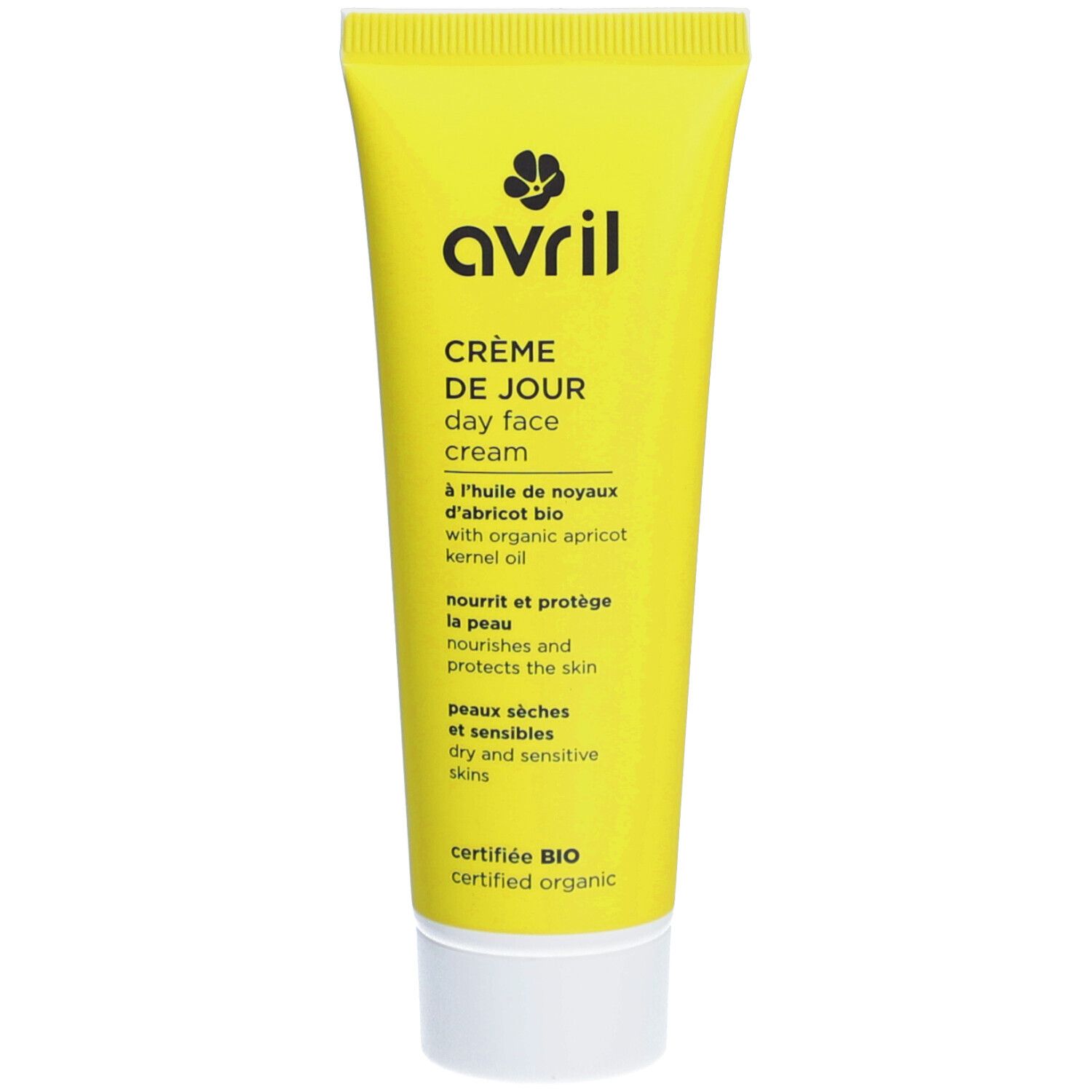 Avril Crème Visage Bio Peaux Sèches Et Sensibles 50 Ml