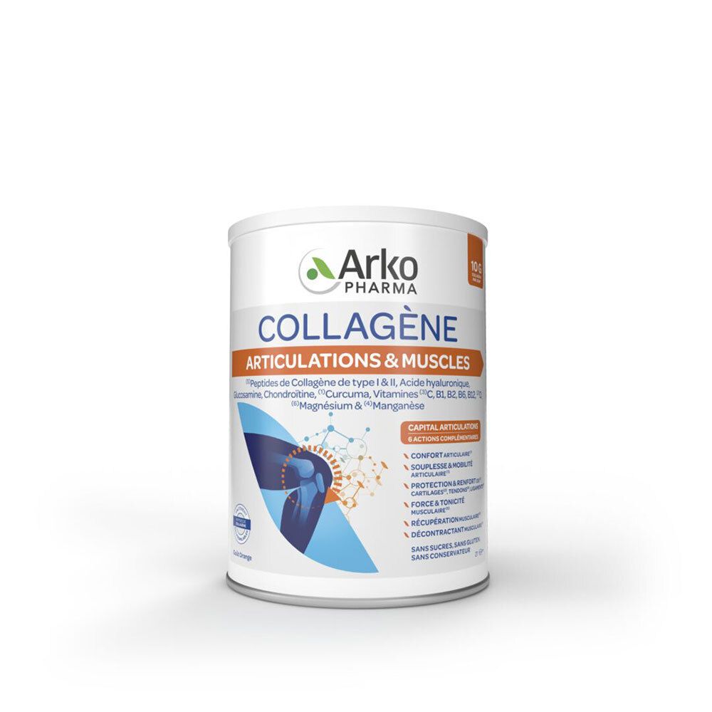 Arkopharma Collagène Articulations & Muscles Poudre Pour La Préparation D'une Solution 260 G