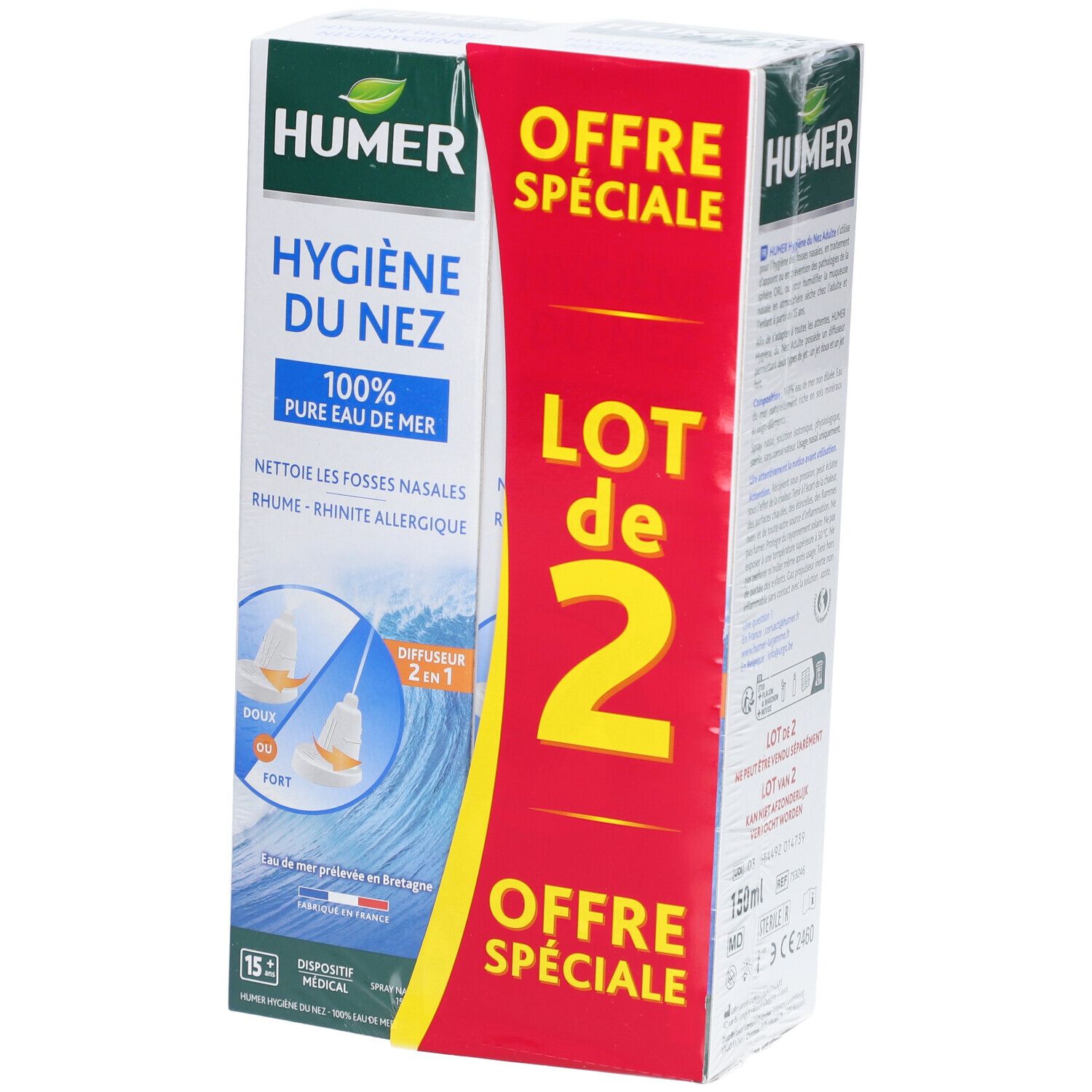 Humer Hygiène Du Nez Spray Nasal 300 Ml