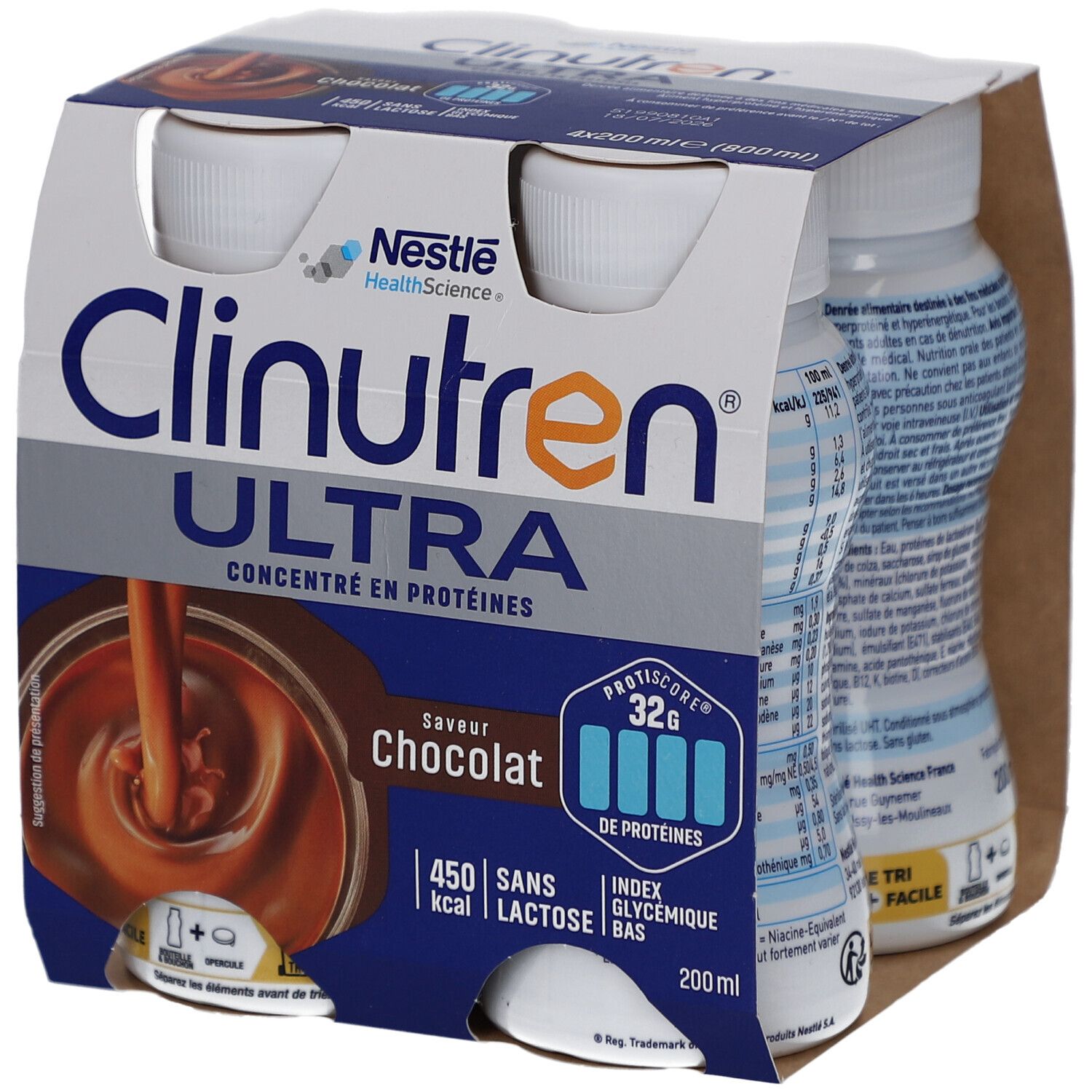 NESTLE Clinutren Ultra Chocolat 800 ml Aliment