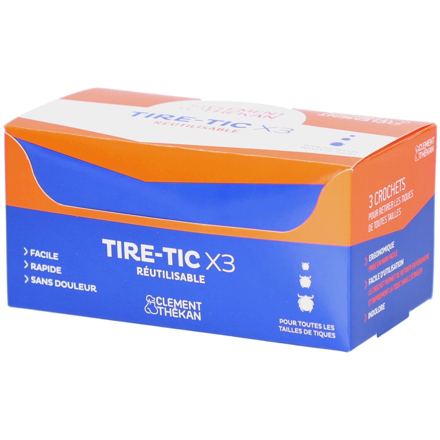 CLEMENT THEKAN Tire-Tic Pince À Tiques 10x3 pc(s)