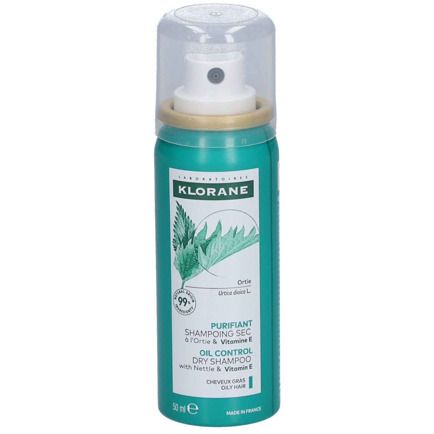Klorane Shampoing Sec À L'ortie & Vitamine E Shampooing 50 Ml - Image 1