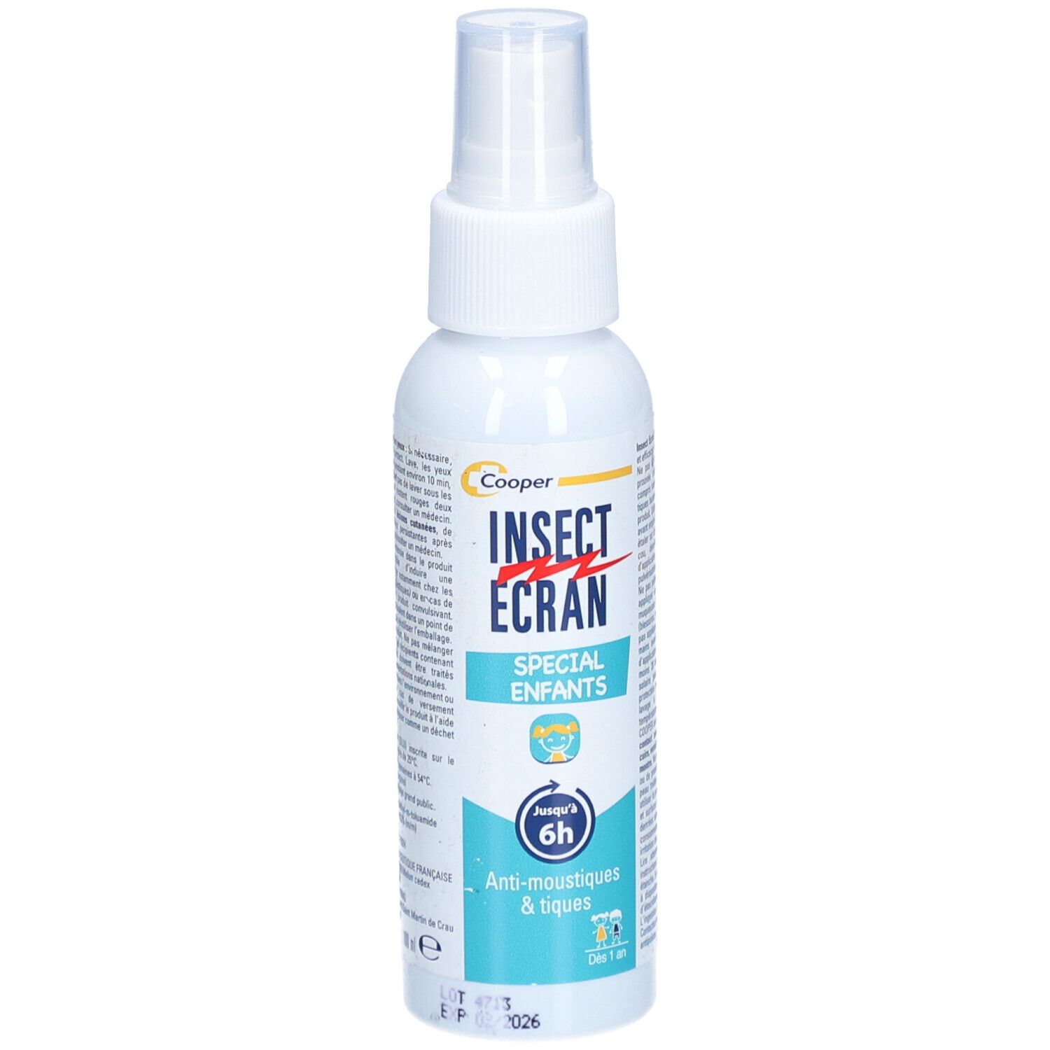 INSECT ECRAN Spécial Enfants Spray Anti-Moustiques 100 ml Spray