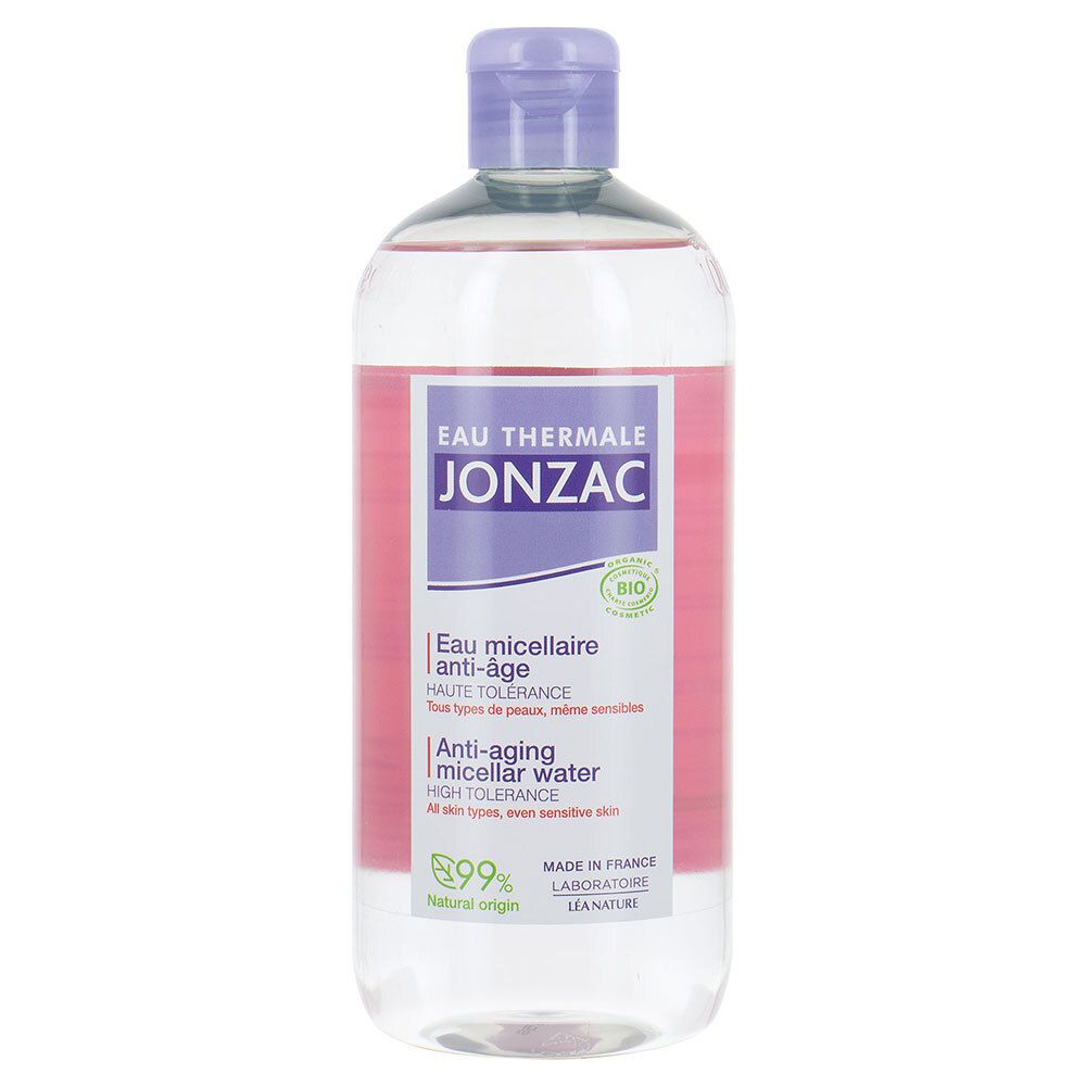 Jonzac Sublimactive Eau Micellaire Anti-Âge Bio peaux matures 500 ml Eau Pour Le Visage