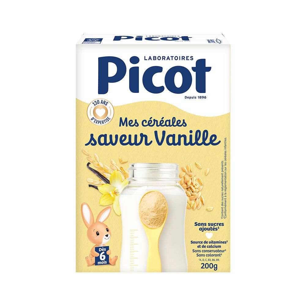 Picot Mes Céréales - saveur vanille 200 g Aliment