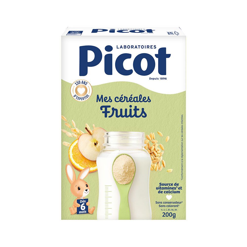 Picot Mes Céréales - saveur fruits 200 g Aliment