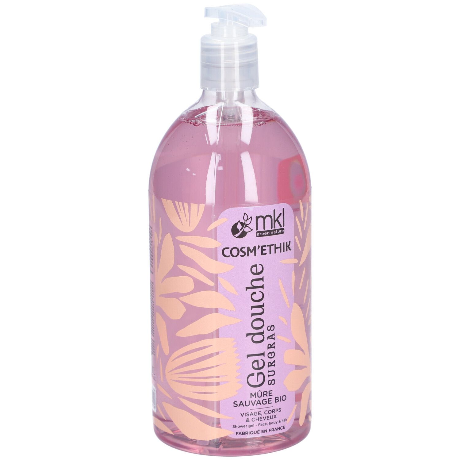MKL Cosm'éthik 1L - Gel Douche Surgras Mûre sauvage 1000 ml